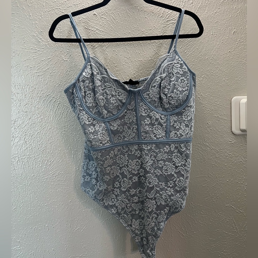 Light blue bodysuit size L